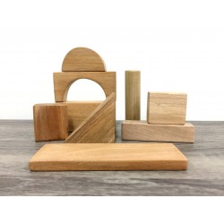 EcoBloks Natural Wood Educational Blocks