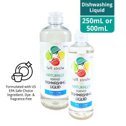 Naturally Derived Dishwashing Liquid 250mL or 500mL