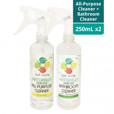 Full Circle Naturally Derived Bathroom & All Purpose Cleaner Bundle